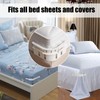 Vxcvzv Sheet Locks Mattress Corner Clips,4PCS White Plastic Bedding Sheet