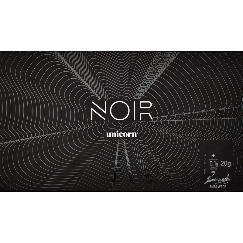 Unicorn Black Noir|James Wade|Steel Tip Darts 22g