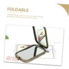 PACKOVE Foldable Small Double Sided Makeup Mirror Compact Lightweight Frame
