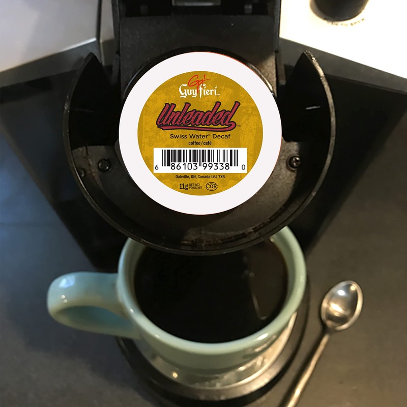 Guy Fieri Flavortown Roasts Decaffeinated Coffee Pods, Unleaded Medium Roast