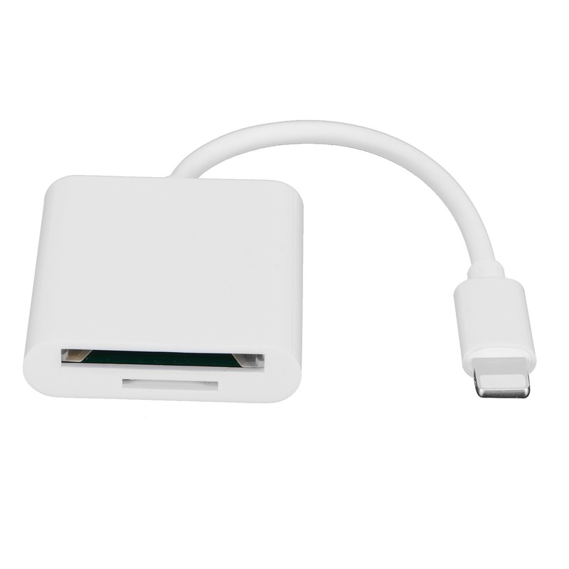For IOS to Storage/Memory Card Reader 2 in 1 Dual