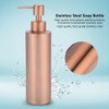 304 Stainless Steel Rose Gold Soap Bottle, Kitchen Bathroom Countertop