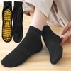 Pilates Yoga Non-Slip Socks Yellow Black Grey Black XL 5ea