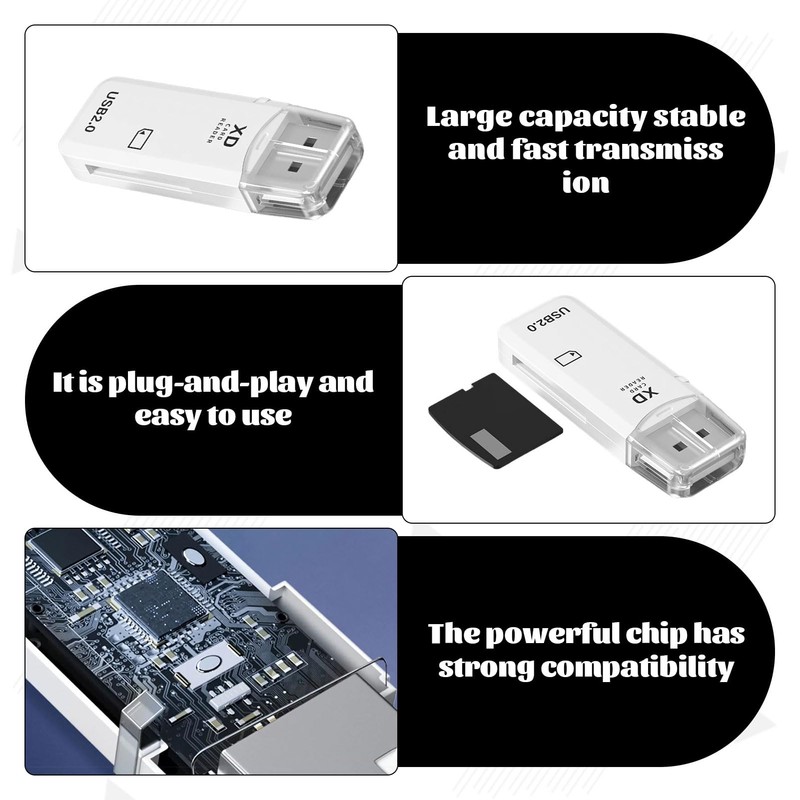 XD Card Reader,USB 2.0 128GB XD Picture Card Reader,XD Memory