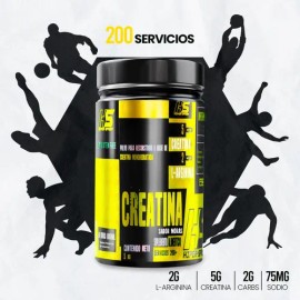 Creatina Monohidratada Hs 1kg 200 Servicios Hiper Sports