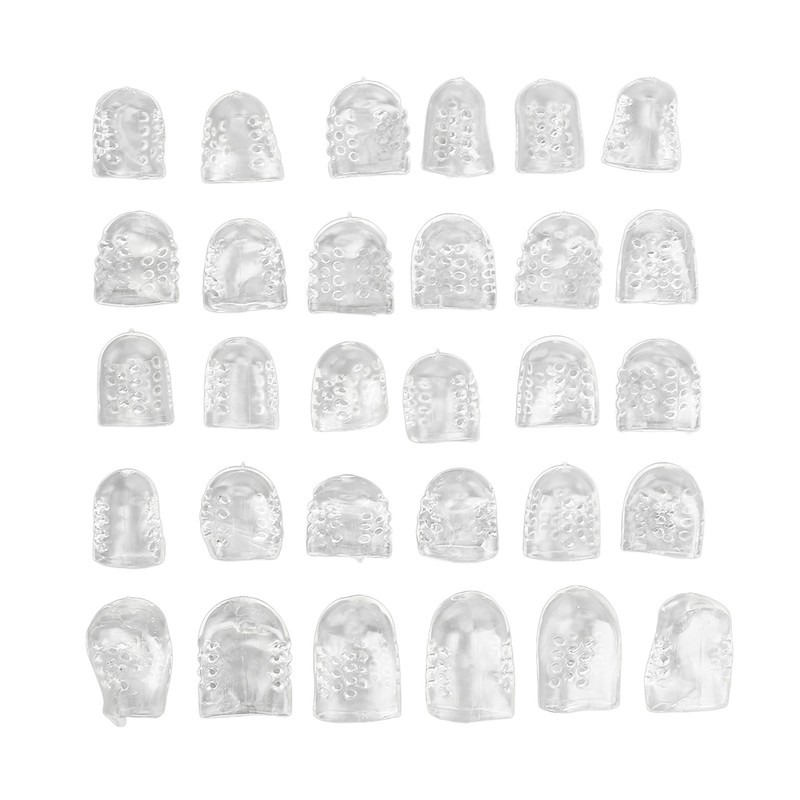 30pcs Pinky Toe Protector Anti Friction Breathable Transparent Ultra Thin