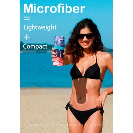 4 Pack Microfiber Lightweight Beach Towel Sand Free Quick Dry Absorbent Thin Compact Towels for Swimming Pool Camping Beach Accessories Large Easy Pack Travel Things for Vacation Essentials Gift