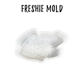 Frog Car Freshie Silicone Mold Toad Mushroom 2.5x3.75x1” for Scented Aroma Beads Car Candle, Soap, Resin Oven Safe Bake Heat Resistant to 400 F Animal Set
