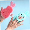 Housoutil 3pcs Cute Multi-purpose Bath Washing Brush Safe Skin Cleaning