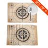 WHJYYXDE Placemats for Dining Table Set of 6 12x18 Inchs