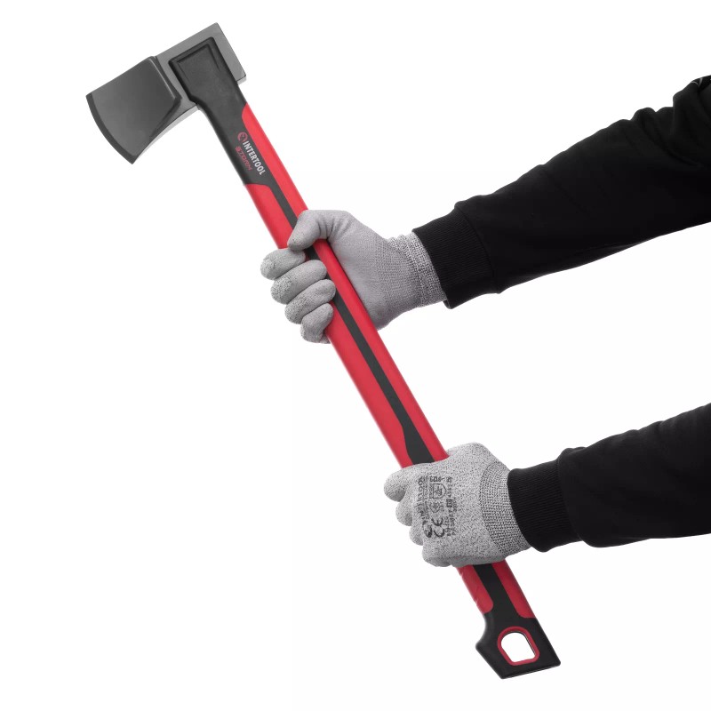 INTERTOOL 4 lbs Wood Splitting Axe, 28-inch Anti-Slip Handle STORM