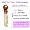 French Curl Braiding Hair 24 Inch Curly Braiding Hair 8