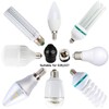 E26 E27 Light Sockets, 8 Packs Edison Period Retro Style