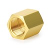 ERGAOBOY 2 x 1/4 inch BSP brass hexagon socket pipe