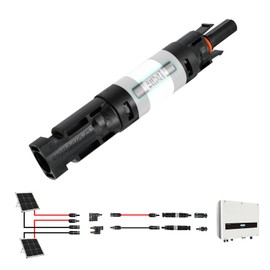Slocable 15A Solar in-line Fuse Holder Connector, IP68 1000V Male and Female Connector, for Solar Photovoltaic System (with 10X38mm Fuse)