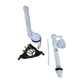 Kohler Alouette Replacement Toilet Flush and Fill Valve Kit with Adjustable Overflow Tube for Strongest Flush by NuFlush