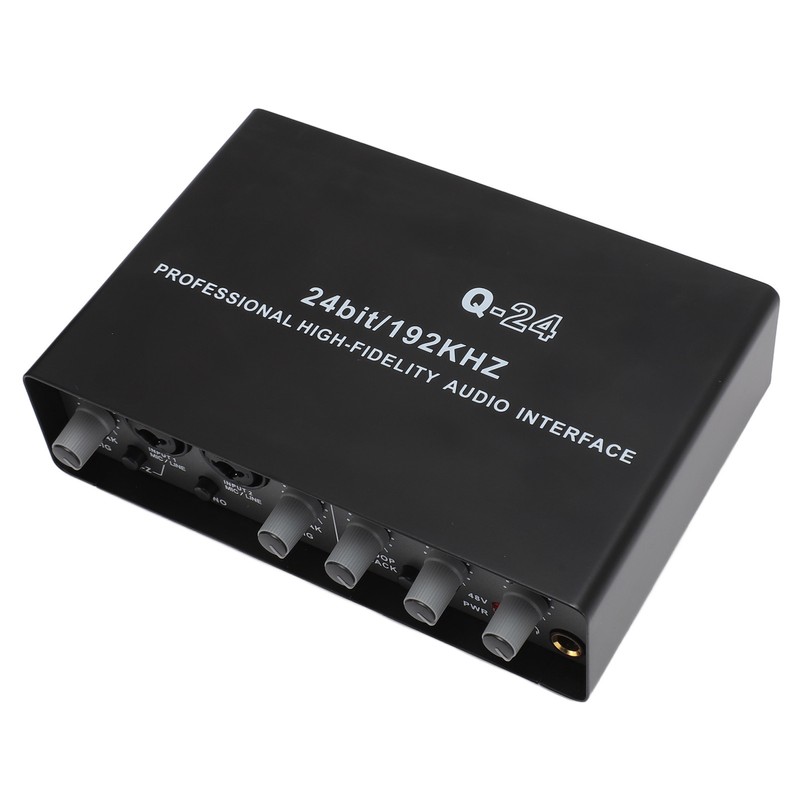 Sound Interface Professional 48V Phantom Power DSP Effect 24 Bit
