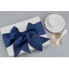 Tekdeere 3 inch Solid Navy Grosgrain Ribbon 25 Yards, Perfect