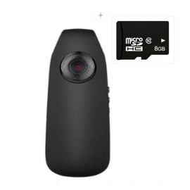 Compatible With ApplePortable Mini Video Camera One-click Recording Card Rechargeable Audio Clip - style: 8gb