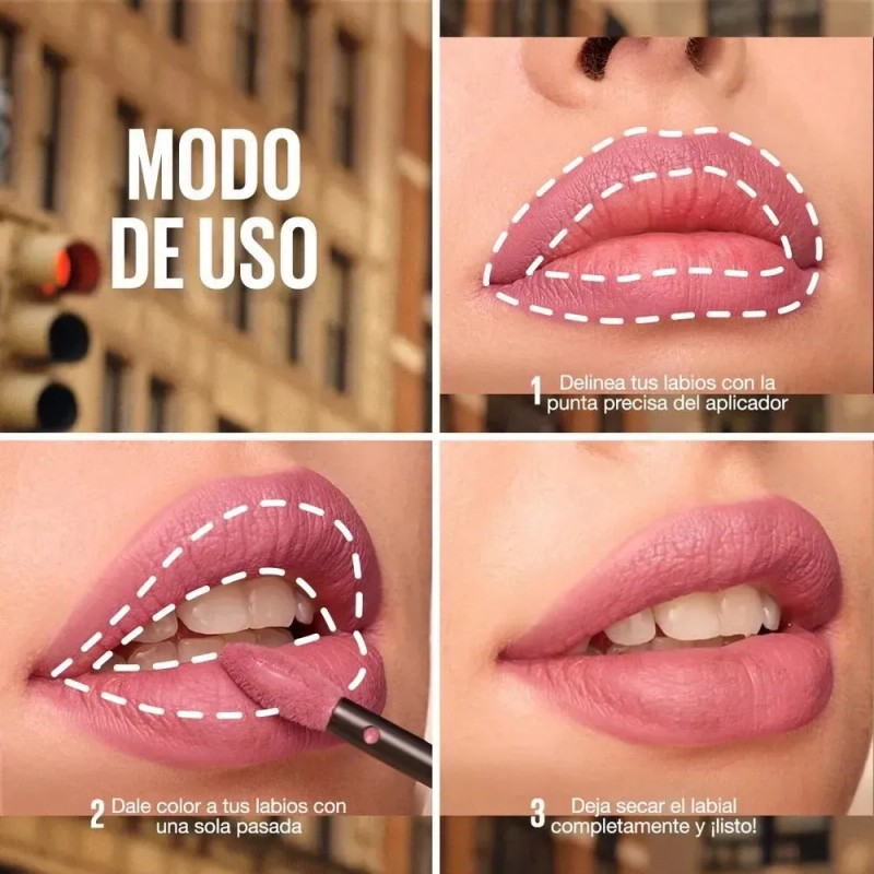 Pack x5 Labiales Liquidos Matte Maybelline De Larga Duración Superstay