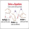 Trend Enterprises: Three-Corner Multiplication and Division Flash Cards, Interactive Self-Checking