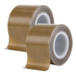 2 Rollos De Cinta Adhesiva Ptfe De Alta Temperatura De 50 Mm                                                                                          