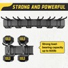 klasit Garage Wall Organizer,12Pack Carries 600 lbs,Garden Tool Organizer 49.5in