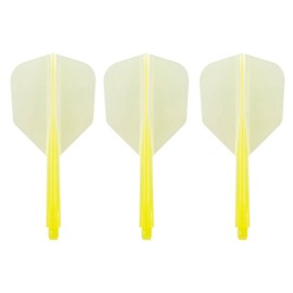 Condor Zero Stress Flight System | Small Size | Dart Flights | Multiple Sizes | Multiple Colours (Clear Yellow, Medium)