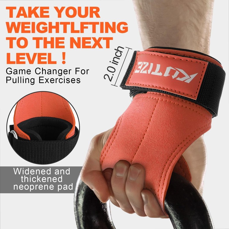 Lifting Straps, Weight Lifting Wrist Wraps, Gym Hand Grips for