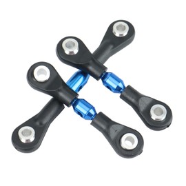 3 Pieces Metal Handlebar for -01 TT01 1/10 RC Car Upgrade Parts Accessories Blue