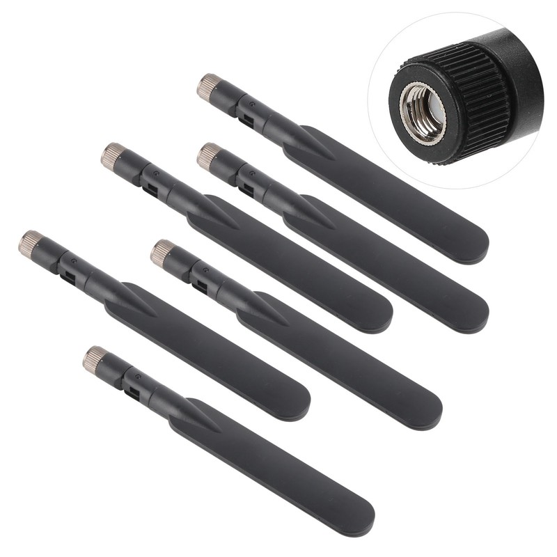 6Pcs Flat Paddle WiFi Antenna 3CMJT RP‑SMA Male Connector High
