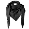 Gloop Women's Scarf XXL Knitted Triangle Scarf Cotton Triangular Scarf