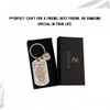 Zolivie Friendship Keychain with Cute Charm-Inspirational Friend Keyring-Best Friend key