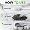 Bamboo Charcoal Whitening Tooth Powder with Hydroxyapatite, Stain Removal &