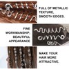 34 Piece Braid Ring Set, Spiral Dirty Hair Clip Jewellery
