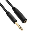 Tisino 1/4 Extension Cable 6 ft, Headphone Extension Cable Quarter