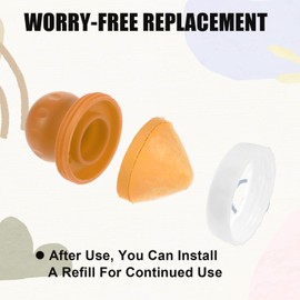 6 Pcs Colorful Mushroom Dustless Toddler Chalk Ages 1-3,Easy Grip Sidewalk Outdoor Chalk for Toddlers 1-3,Water Soluble,Dust Free,Painting,Graffiti,Art Creation,Indoor Outdoor,Refills Available