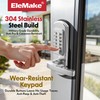 Elemake Keypad Door Lock, Keyless Entry Door Lock Mechanical Lock