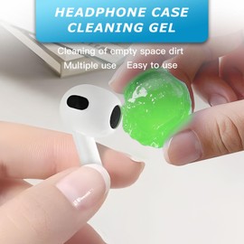 Car Cleaning Gel,Reusable Car Cleaning Putty for Interior Detailing, Car Cleaning Supplies, Auto Detailing Tools, Car Slime for Dust Removal, Car Accessories Interior, Car Cleaning Kit(Green, 0.8 OZ)