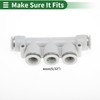 HOPESPANNER Push to Connect Air Fittings 1/2" Five Way Air