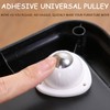 GWAWG Appliance Rollers,16 PCS Mini Castors,Appliance Wheels, Stick on Wheels,for