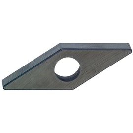 Ultra-Dex IVSN-432 Shim Seat for 35 Degree Diamond Insert, 0.500" Inscribe Circle Size, 3/16" Thickness, 0.031" Corner Radius (Pack of 10)