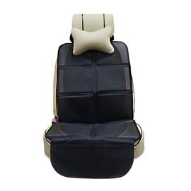 Child Car Seat Protector Waterproof Foldable Car Seat Cover Protector Dog Mat with Thickest Padding for Child & Baby Cars Seats-Universal Fit
