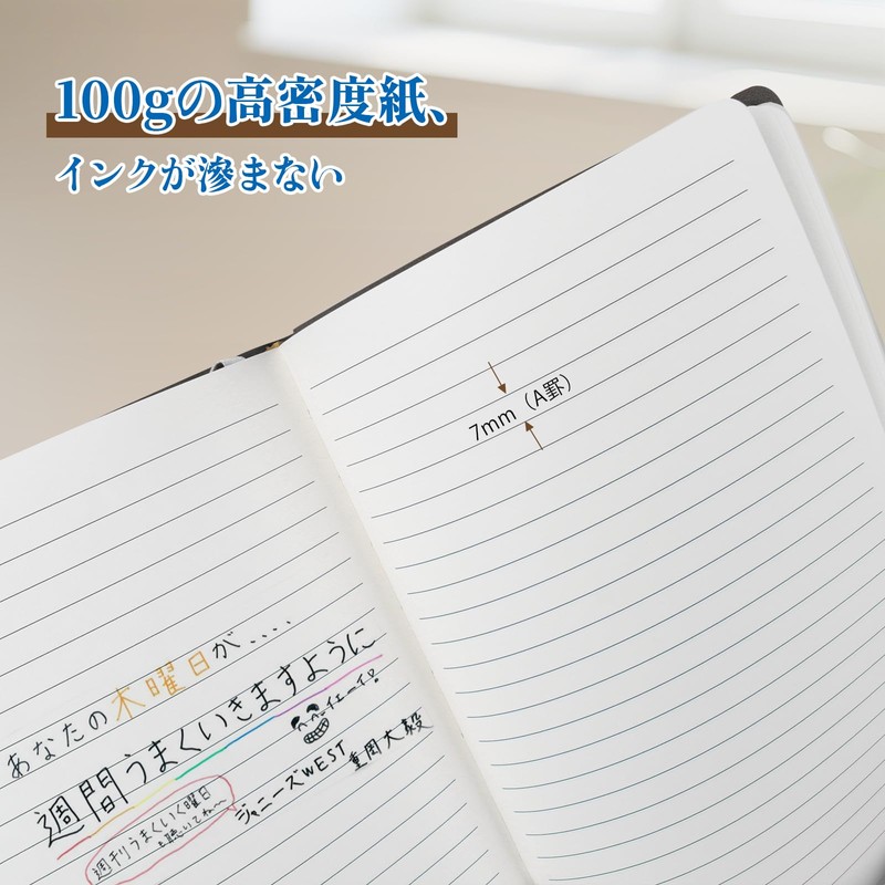A5 Softcover Notebook, Ruled (A), 192 Sheets, Size (A5 5