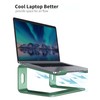 SOUNDANCE Laptop Stand, Aluminum Computer Riser, Ergonomic Laptops Elevator for