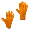 LIFKOME 1Pair Welding Gloves Heat Resistant Cowhide Protective Gear for