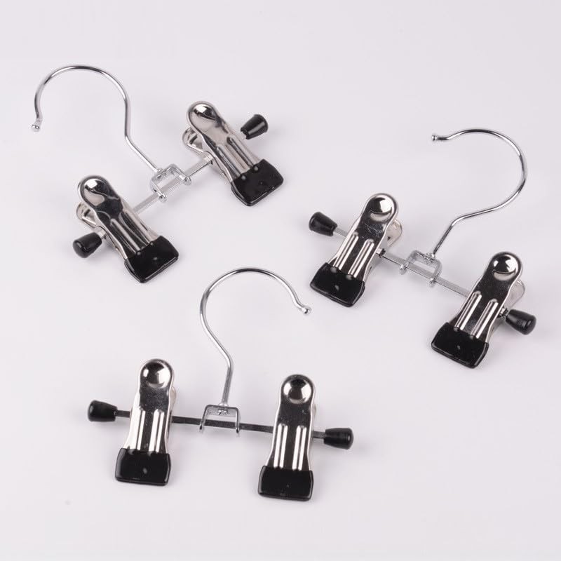 Skroad 10 Pack Boot Hangers with 2 Clips, Small Pant