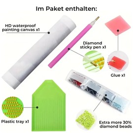 Barlone 5D Diamond Painting Adults, Sunflowers Cow Diamond Painting Pictures Animals, DIY Round Stones Cow Diamond Art Kits, Home Office Wall Decoration, 30 x 30 cm