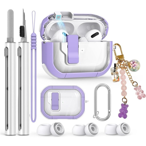 Alomia Funda Uso Compatible con AirPods Pro 2 para Mujeres.