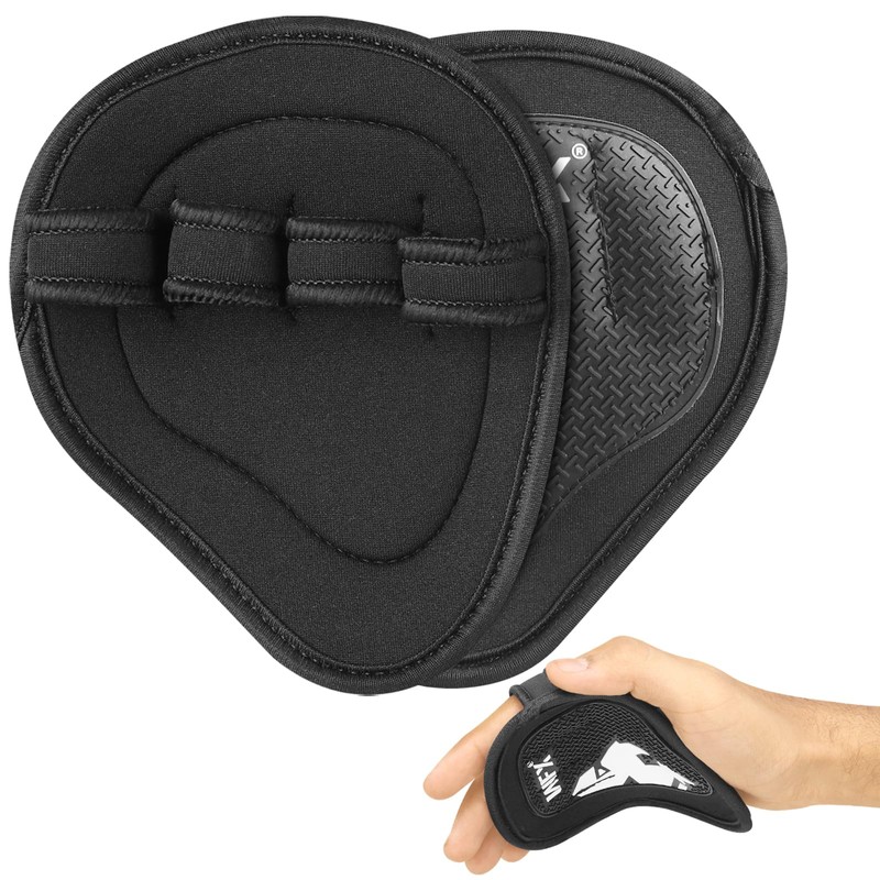 WFX Weight lifting Gym Gloves Neoprene Padded Rubber Palm Open